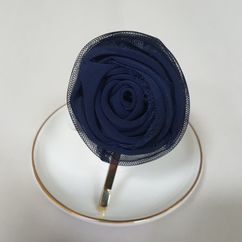 J.Crew Rose/Peony Flower Hair Accessory